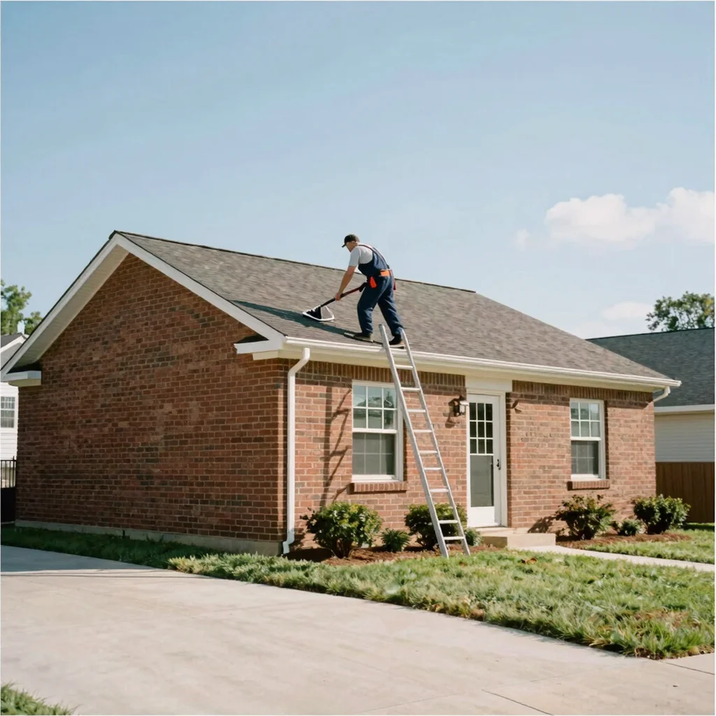 Single-Story Gutter Clean