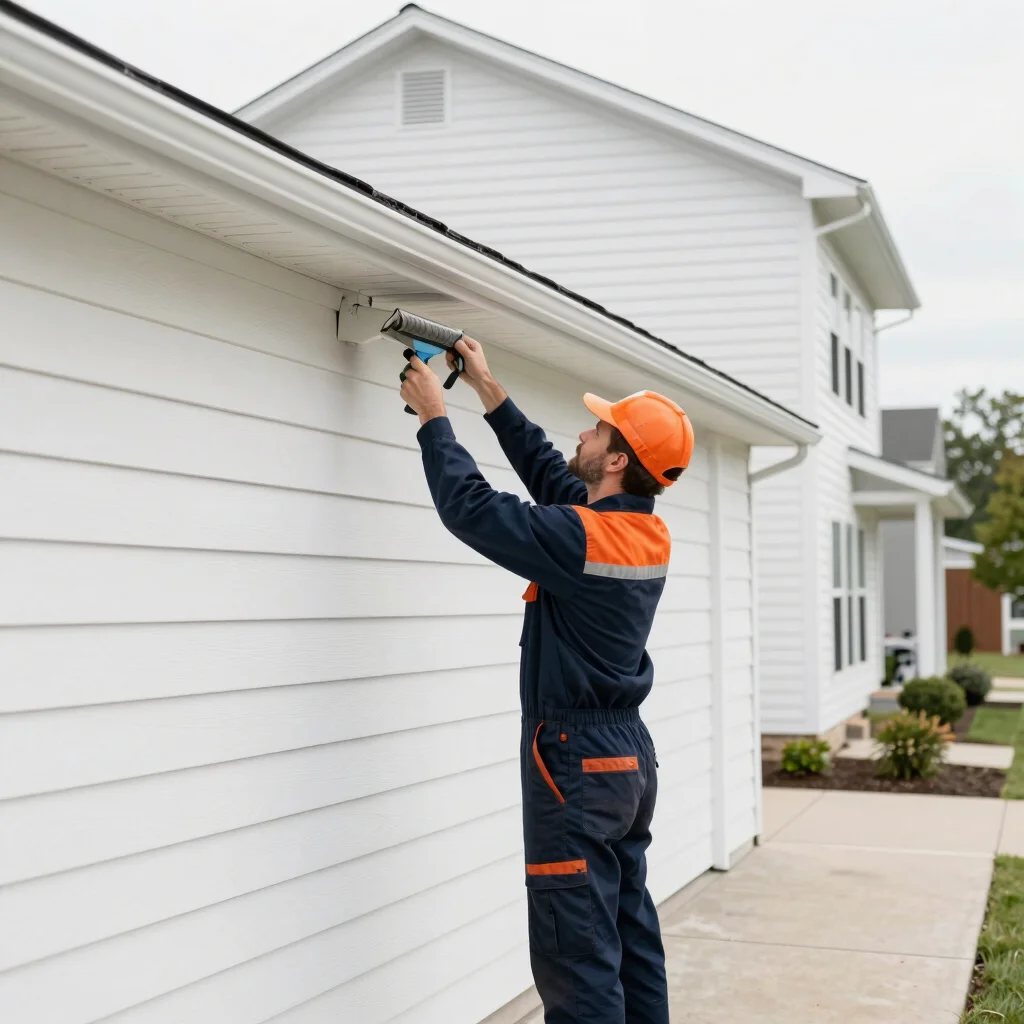 Townhome Gutter Clean
