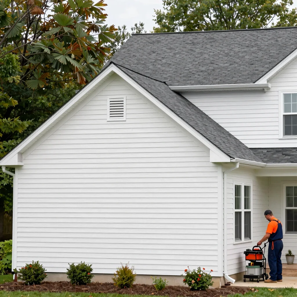 Large Home Gutter Clean