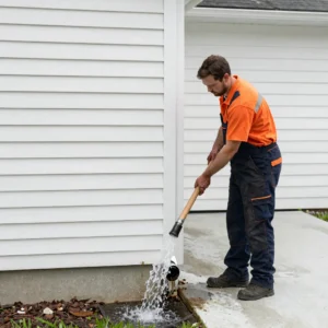 Gutter and Downspout Flush